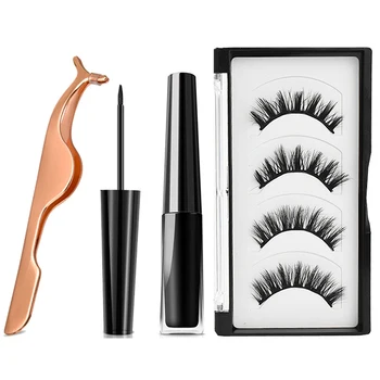 Magnetic Eyeliner with Magnetic Eyelash Set, Waterproof Black Smooth Liquid Eyeliner and 2 Styles Ultra-Thin 3D Reusable 5 Magne
Magnetic Eyeliner with Magnetic Eyelash Set, Waterproof Black Smooth Liquid Eyeliner and 2 Styles Ultra-Thin 3D Reusable 5 Magne