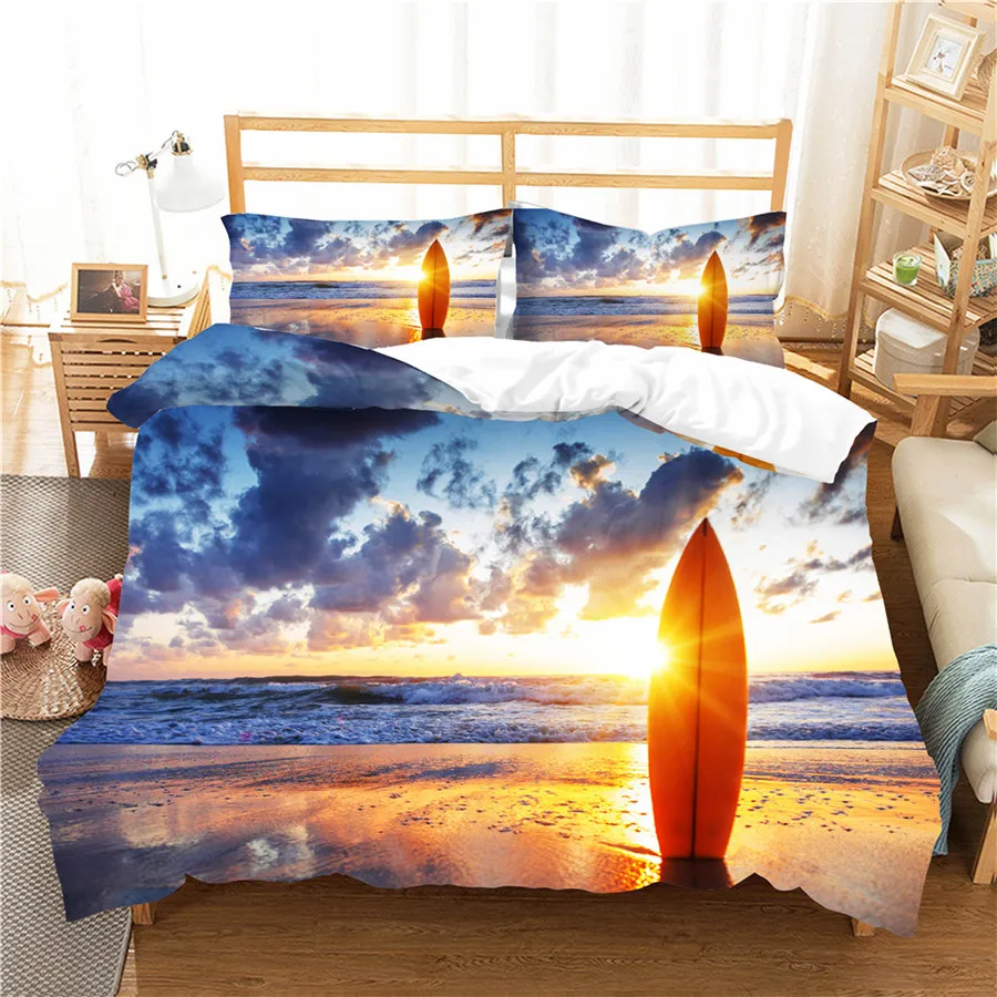 A Bedding Set 3D Printed Duvet Cover Bed Set Sea Surfing Home Textiles for Adults Bedclothes with Pillowcase #CLB01
A Bedding Set 3D Printed Duvet Cover Bed Set Sea Surfing Home Textiles for Adults Bedclothes with Pillowcase #CLB01