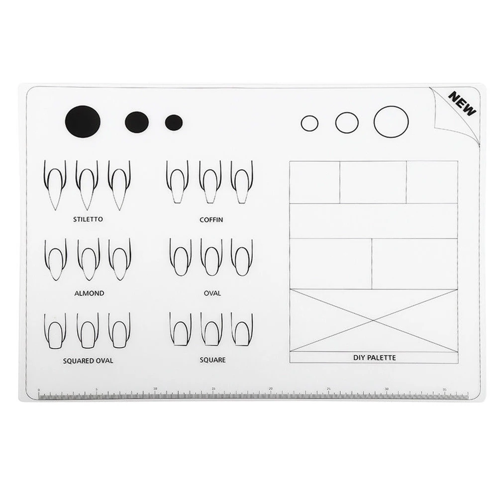 Foldable Practice Nail Art Washable Workspace Plate DIY Silicone Mat Soft Pad Table Cover For Stamping Reverse
Foldable Practice Nail Art Washable Workspace Plate DIY Silicone Mat Soft Pad Table Cover For Stamping Reverse