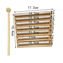 1 Tone 7 Tone Wooden Chimes Reminder Bell Percussion Instrument With Mallet For Prayer Meditation Musical Chime Toy For Children
1 Tone 7 Tone Wooden Chimes Reminder Bell Percussion Instrument With Mallet For Prayer Meditation Musical Chime Toy For Children