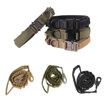 Dog Collar Leashes Set Adjustable Military Tactical Pets Dog Collars Elastic Leash Control Handle Training Pet Cat Dogs Collar
Dog Collar Leashes Set Adjustable Military Tactical Pets Dog Collars Elastic Leash Control Handle Training Pet Cat Dogs Collar