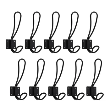 10Pcs Coat Hook Retro Heavy Duty Wall Mounted Hook Robe Hook Hat Hook for Closet 
10Pcs Coat Hook Retro Heavy Duty Wall Mounted Hook Robe Hook Hat Hook for Closet