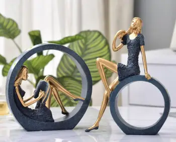 Resin angel home creative interior modern living room crafts decoration 
Resin angel home creative interior modern living room crafts decoration