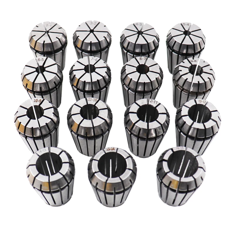15PCS/Set (2-16mm) ER25 ER Spring Collet Chuck for CNC Engraving Machine Milling Lathe Tool Holder
15PCS/Set (2-16mm) ER25 ER Spring Collet Chuck for CNC Engraving Machine Milling Lathe Tool Holder