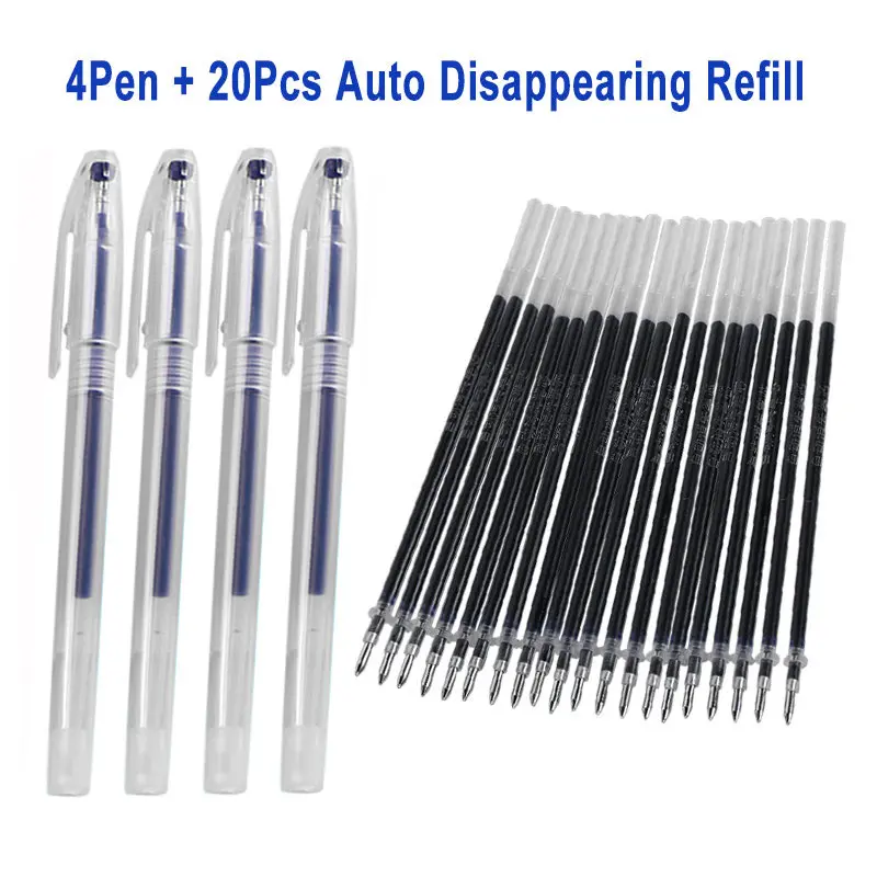 20+4Pcs/Set Automatic Disappearing Refill Fading Cartridge Normal Temperature Ink Auto Disappear Slowly Gel Pen Refill Ball Pen
20+4Pcs/Set Automatic Disappearing Refill Fading Cartridge Normal Temperature Ink Auto Disappear Slowly Gel Pen Refill Ball Pen
