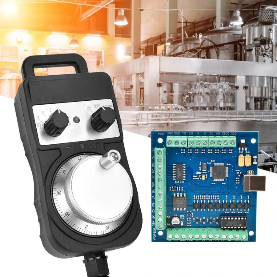MACH3 Engraving machine kit 4 Axle 100K Mach3 Motion Control Card CNC Driving Card + Electric Handwheel Set + USB Cord
MACH3 Engraving machine kit 4 Axle 100K Mach3 Motion Control Card CNC Driving Card + Electric Handwheel Set + USB Cord