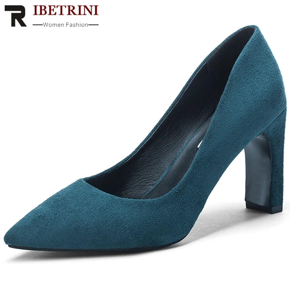 RIBETRINI Big Size 35-43 New INS Hot Female High Heels Shoes Woman Fashion Pointed Toe Spring Autumn Pumps Women Party Ol Pumps
RIBETRINI Big Size 35-43 New INS Hot Female High Heels Shoes Woman Fashion Pointed Toe Spring Autumn Pumps Women Party Ol Pumps
