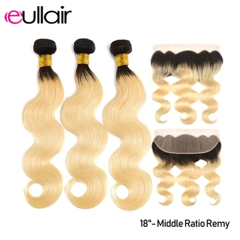 eullair 1B613 Bundles With Frontal Body Wave Ombre Blonde Bundles With Frontal 3/4PCS 1b613 Human Hair Bundles With 13x4 Frontal
eullair 1B613 Bundles With Frontal Body Wave Ombre Blonde Bundles With Frontal 3/4PCS 1b613 Human Hair Bundles With 13x4 Frontal