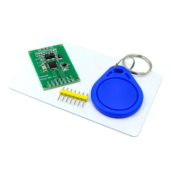MFRC522 RC522 RFID radio frequency induction IC card read and write module of small size mini 13.56 MHZ
MFRC522 RC522 RFID radio frequency induction IC card read and write module of small size mini 13.56 MHZ