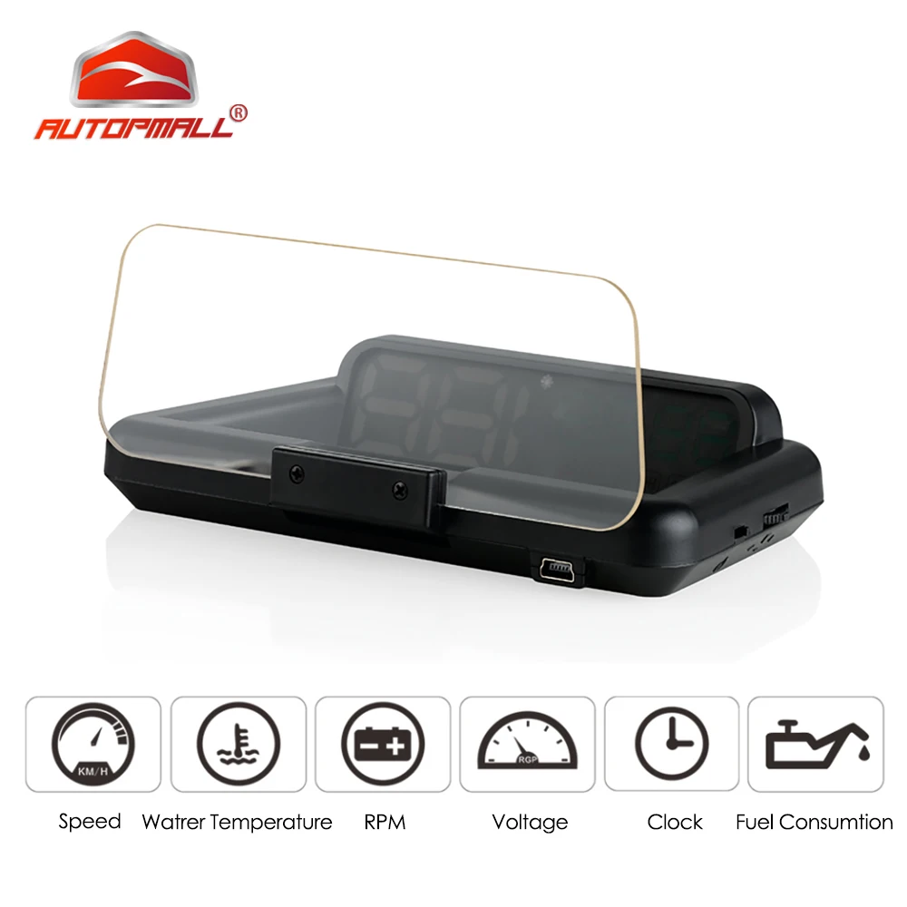 New HUD Mirror Car Head Up Display C500 Windshield Speed Projector Security Alarm Water temperature Overspeed RPM Voltage Clock
New HUD Mirror Car Head Up Display C500 Windshield Speed Projector Security Alarm Water temperature Overspeed RPM Voltage Clock