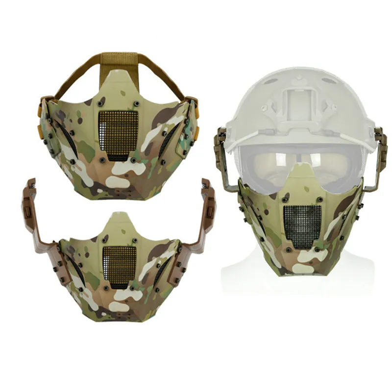 Hunting Tactical Military Mask Airsoft Paintball Outdoor Tactical Masks Shooting Half Face Protective CS Game Masks
Hunting Tactical Military Mask Airsoft Paintball Outdoor Tactical Masks Shooting Half Face Protective CS Game Masks