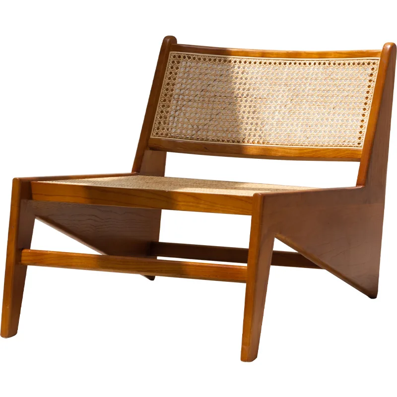 Nordic rattan chair retro balcony net red single sofa chair solid wood medieval furniture old Japanese leisure chair 
Nordic rattan chair retro balcony net red single sofa chair solid wood medieval furniture old Japanese leisure chair