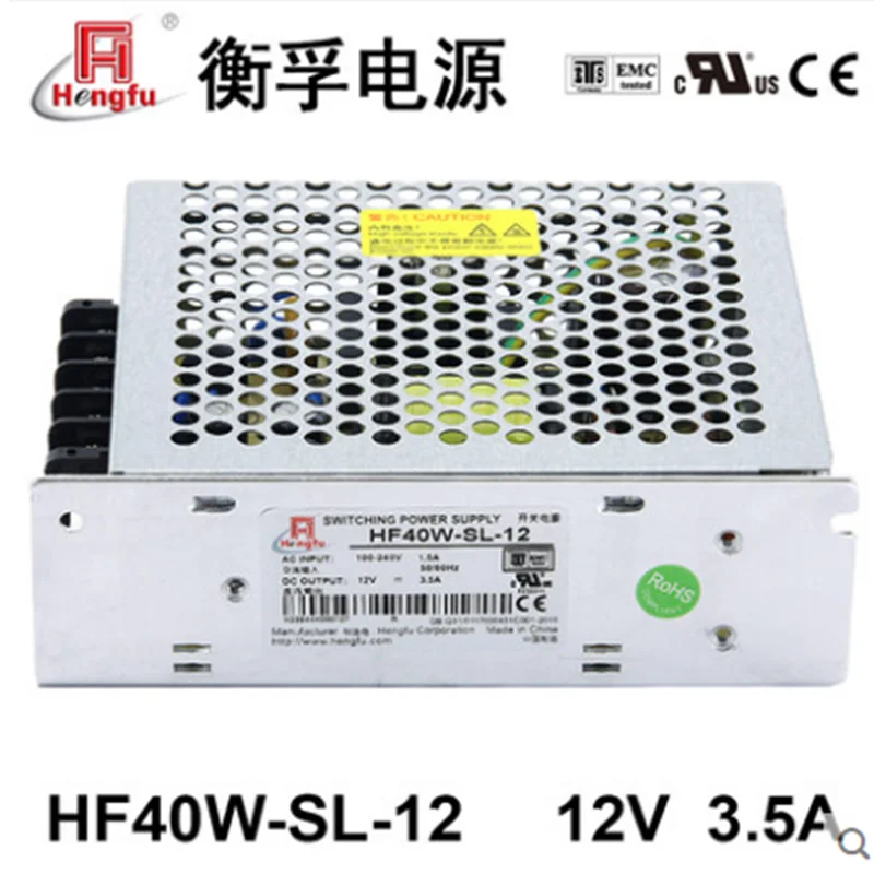 

New Hengfu HF40W-SL-12 Charger DC 12V 3.5A Singel Output Switching Power Supply