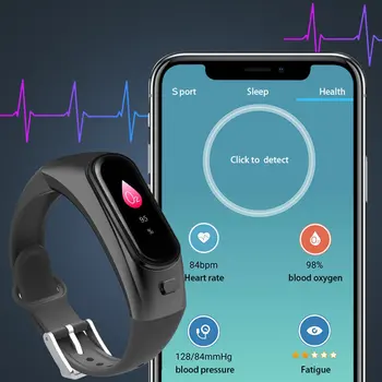AD36 Smart Bracelet Watch Earphone 2 in 1 Men Women Sport Fashion IP67 Waterproof Fitness Tracker Headphone Smart Watch
AD36 Smart Bracelet Watch Earphone 2 in 1 Men Women Sport Fashion IP67 Waterproof Fitness Tracker Headphone Smart Watch