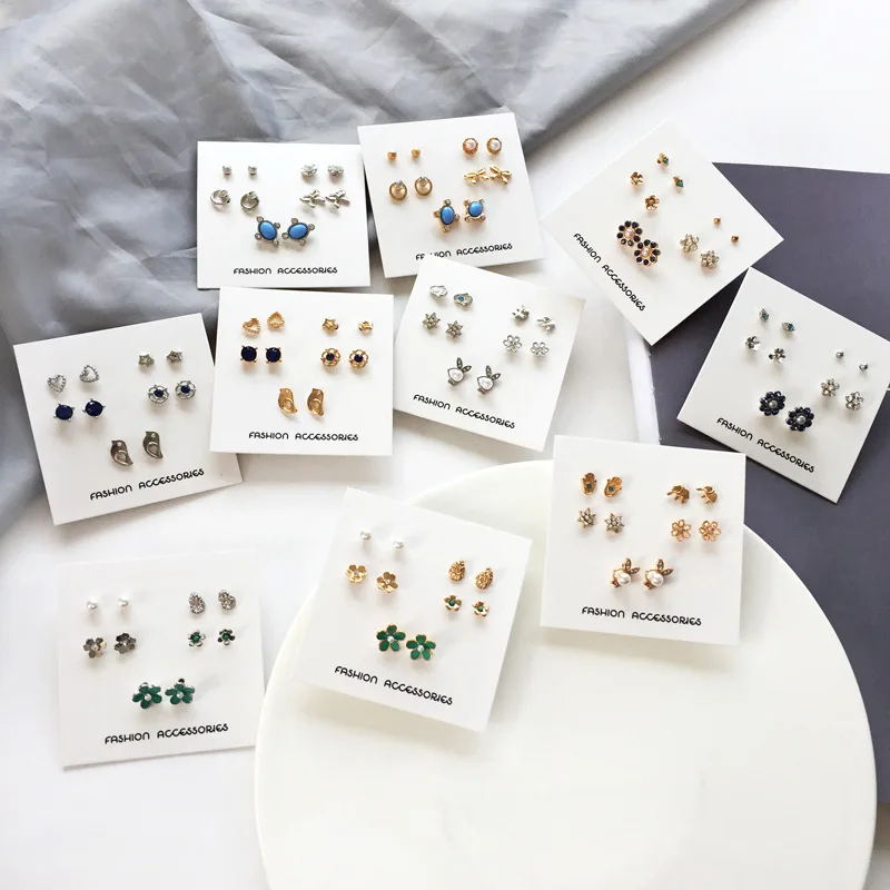 5 Style Heart Flowers Infinite Symbol Stud Earrings Set 2019 New Rhinestone Imitation Pearl Earrings for Women Gift Jewelry
5 Style Heart Flowers Infinite Symbol Stud Earrings Set 2019 New Rhinestone Imitation Pearl Earrings for Women Gift Jewelry