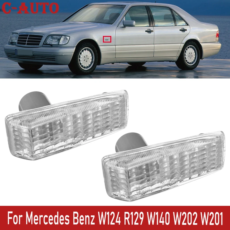 C-Auto 2PCS/set Car Side Turn Signals Indicator Repeater Lamp Lens Marker Light Cover For Mercedes Benz W124 R129 W140 W202 W201
C-Auto 2PCS/set Car Side Turn Signals Indicator Repeater Lamp Lens Marker Light Cover For Mercedes Benz W124 R129 W140 W202 W201