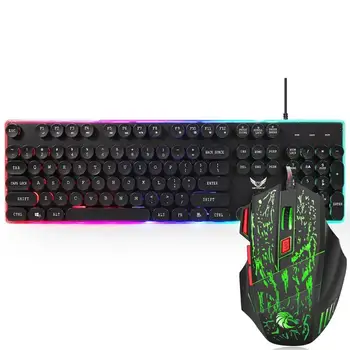 Hot Sale Keyboard Skillful Manufacture 104 keys Backlight Wired Gaming Keyboard Mouse Set Keyboards Mice Combos for PC
Hot Sale Keyboard Skillful Manufacture 104 keys Backlight Wired Gaming Keyboard Mouse Set Keyboards Mice Combos for PC