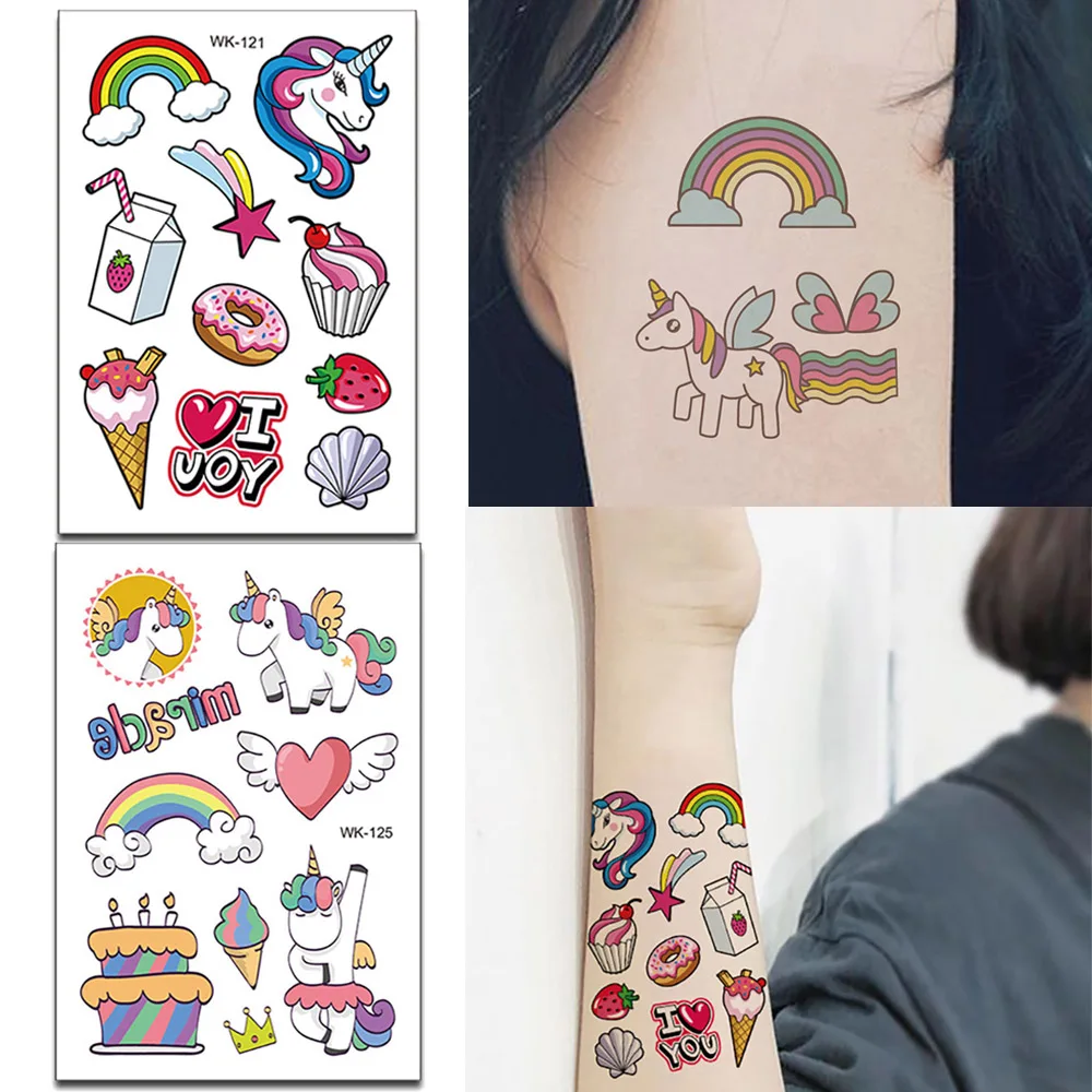 1pcs Cartoon Unicorn Tattoo Sticker Temporary Waterproof Sticker Tatoo Hand For Birthday Bachelorette Wedding Party Body Art
1pcs Cartoon Unicorn Tattoo Sticker Temporary Waterproof Sticker Tatoo Hand For Birthday Bachelorette Wedding Party Body Art