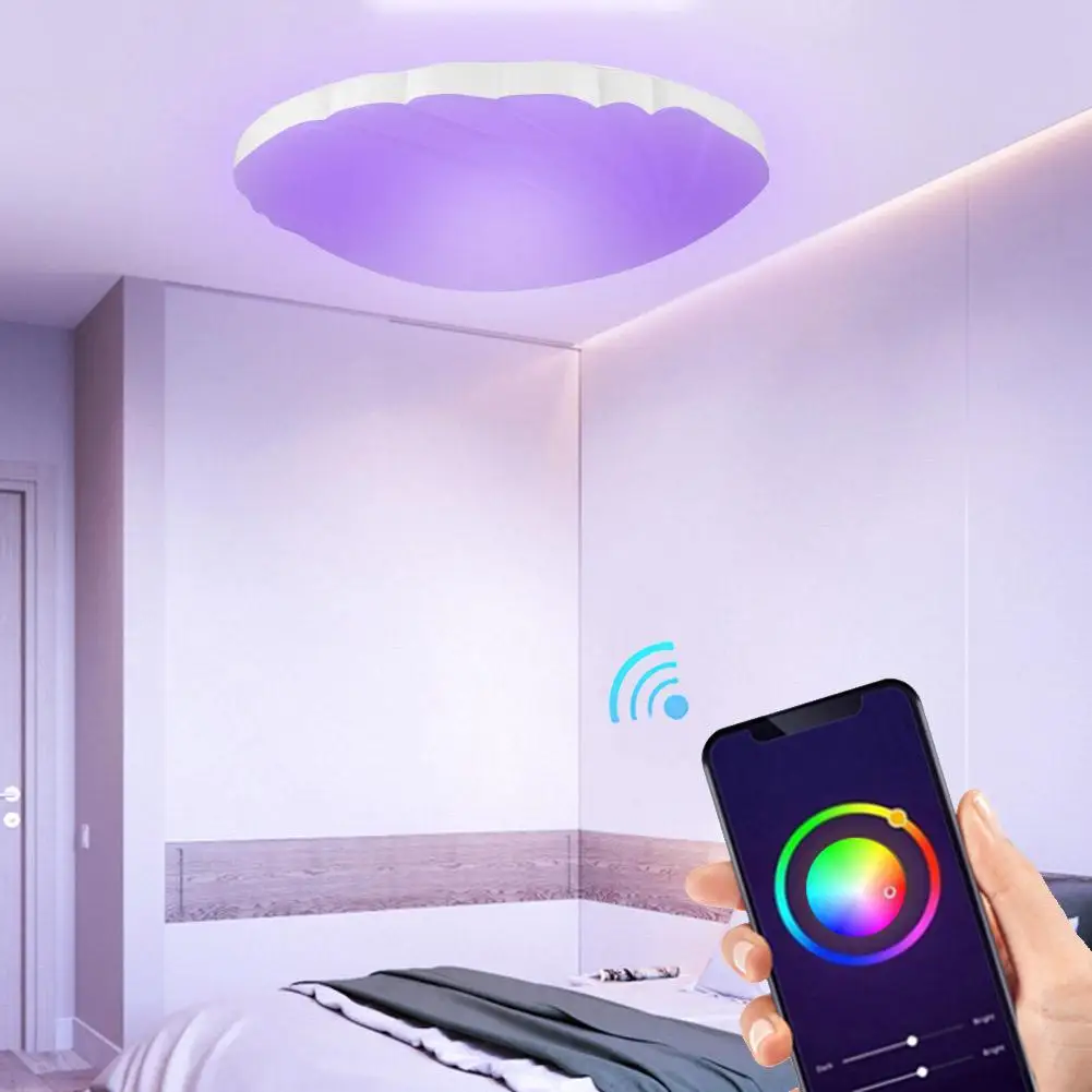 Hot SaleCeiling Lights Solid Color 60W Modern Smart LED Ceiling Lights APP Bluetooth Music Lamp Lighting Fixture for Home
Hot SaleCeiling Lights Solid Color 60W Modern Smart LED Ceiling Lights APP Bluetooth Music Lamp Lighting Fixture for Home