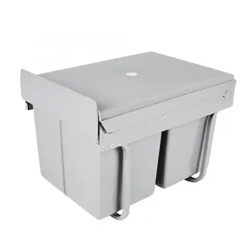 Fast Shipping Waste Bins Pull Out Bin Kitchen Waste Basket Slide Out Twin Garbage Rubbish Cabinet 2*15L Waste Bins
Fast Shipping Waste Bins Pull Out Bin Kitchen Waste Basket Slide Out Twin Garbage Rubbish Cabinet 2*15L Waste Bins