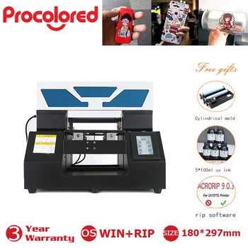 Procolored a4 uv led flatbed for phone case printing 6 colors refillable ink cartridges Infrared automatic height adjustment 
Procolored a4 uv led flatbed for phone case printing 6 colors refillable ink cartridges Infrared automatic height adjustment