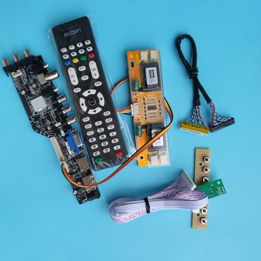 Для HSD190ME13 1280x1024 панель дистанционного комплект ЖК-дисплей AV DVB-T DVB-T2 цифровой совместимому с HDMI USB VGA ТВ контроллер плата драйверная 4 с холодным катодом (CCFL)
Для HSD190ME13 1280x1024 панель дистанционного комплект ЖК-дисплей AV DVB-T DVB-T2 цифровой совместимому с HDMI USB VGA ТВ контроллер плата драйверная 4 с холодным катодом (CCFL)