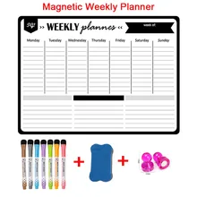 A3 Magnetic Weekly & Monthly Planner Fridge magnetic whiteboard meal planner Office Teaching Practice Writing Drawing Board
A3 Magnetic Weekly & Monthly Planner Fridge magnetic whiteboard meal planner Office Teaching Practice Writing Drawing Board
