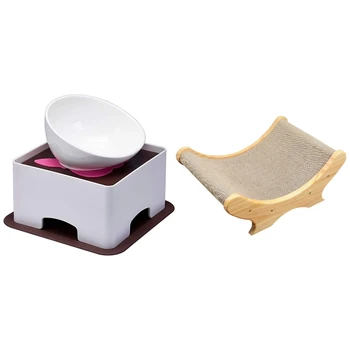 Ceramics Single Food Feeding Bowl Set White & Cat Corrugated Paper Bed Cat Scratch Board Cat Toy Sofa Wearable 
Ceramics Single Food Feeding Bowl Set White & Cat Corrugated Paper Bed Cat Scratch Board Cat Toy Sofa Wearable