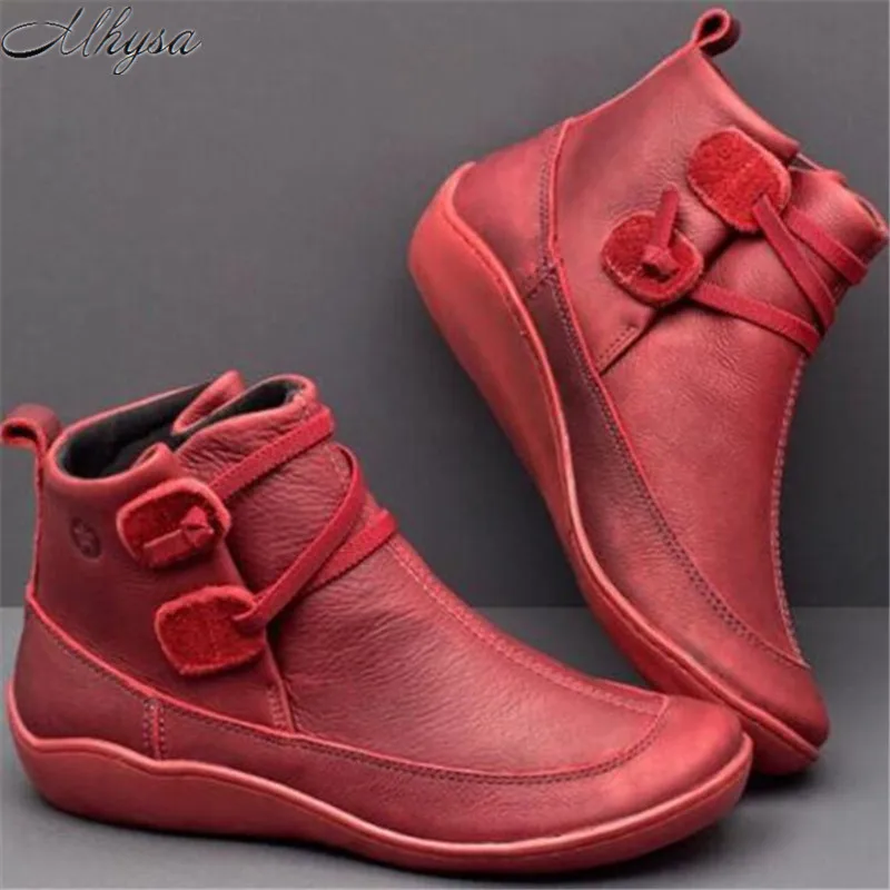 Mhysa 2019 autumn and winter new woven flat with all seasons boots leather waterproof retro ladies solid color booties M464
Mhysa 2019 autumn and winter new woven flat with all seasons boots leather waterproof retro ladies solid color booties M464