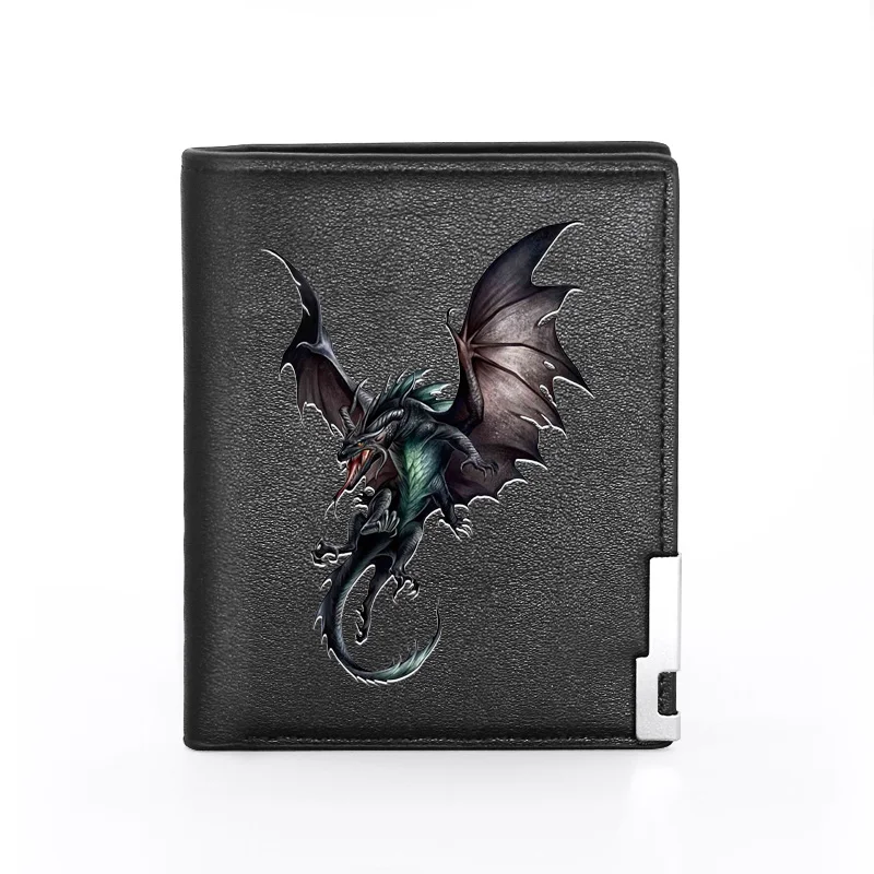 High Quality Dragon With Wings Printing Pu Leather wallet Cool Men Boy Bifold Credit Card Holder Short Purse Male
High Quality Dragon With Wings Printing Pu Leather wallet Cool Men Boy Bifold Credit Card Holder Short Purse Male