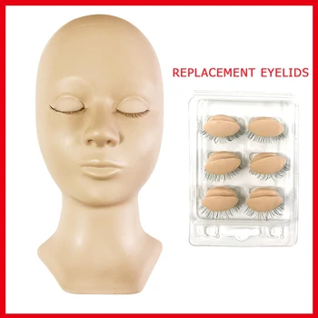 New Eyelashes Extension Training Mannequin Head Can Replacement Eyelids Professional Mannequin Heads makeup Tools
New Eyelashes Extension Training Mannequin Head Can Replacement Eyelids Professional Mannequin Heads makeup Tools