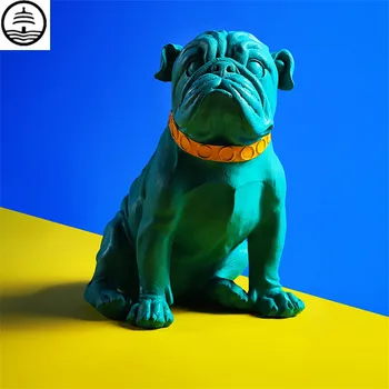 WU CHEN LONG Nordic Art Bulldog Sculpture Home Desktop Decoration Modern Animal Statue Room Decor Dog Crafts Figurine Gift R5787
WU CHEN LONG Nordic Art Bulldog Sculpture Home Desktop Decoration Modern Animal Statue Room Decor Dog Crafts Figurine Gift R5787