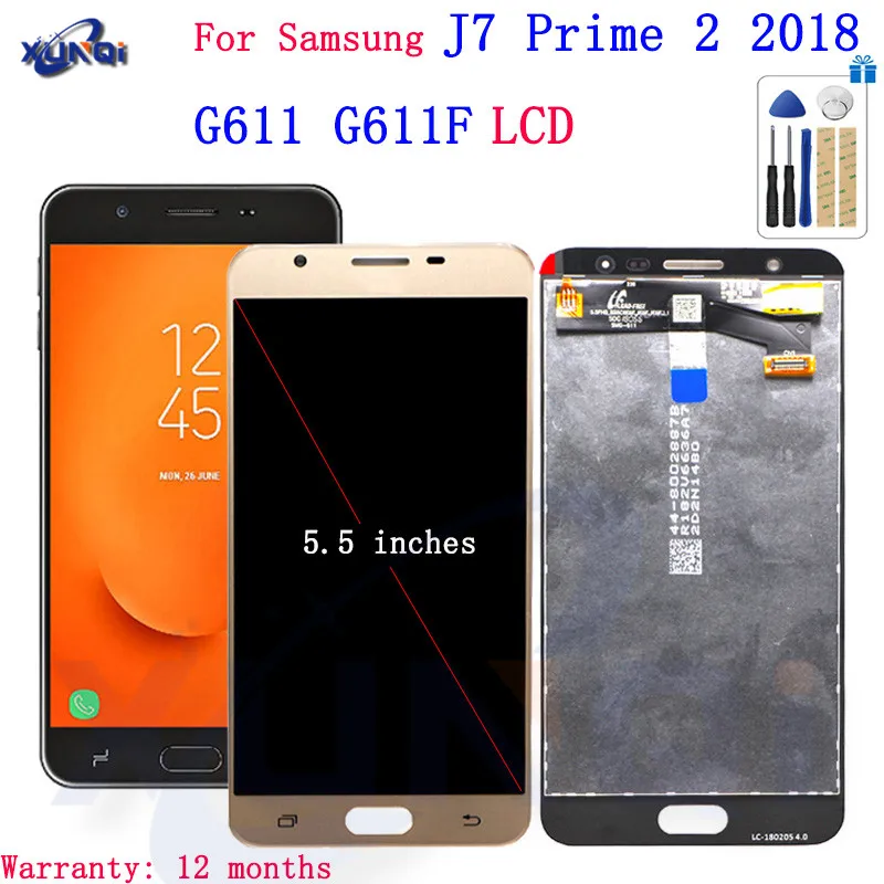 For Samsung Galaxy J7 Prime 2 2018 SM-G611 G611F G611M LCD Display Touch Screen Digitizer Assembly Replacement 100% Tested
For Samsung Galaxy J7 Prime 2 2018 SM-G611 G611F G611M LCD Display Touch Screen Digitizer Assembly Replacement 100% Tested
