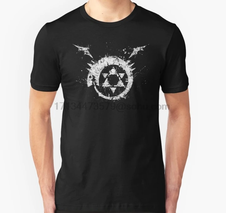 Фото Мужская футболка с коротким рукавом Стальной алхимик Homunculus Ouroboros унисекс женская