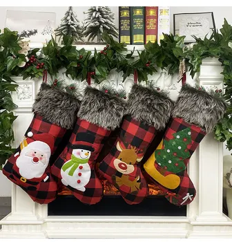 Christmas Decoration Christmas Socks Ornaments Pendant Small Boots Children New Year Candy Bag Gift Fireplace Tree Jewelry
Christmas Decoration Christmas Socks Ornaments Pendant Small Boots Children New Year Candy Bag Gift Fireplace Tree Jewelry