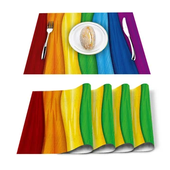 Colorful Banner Cloth Placemat Washable Cotton Linen Table Cloth Pad Mat Rectangle Placemats Heat Resistant
Colorful Banner Cloth Placemat Washable Cotton Linen Table Cloth Pad Mat Rectangle Placemats Heat Resistant