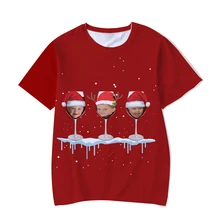 Christmas New Breathable Men T-shirt Creative Facial Expression 3D Print Unisex Short Sleeve Top Fashion Casual O-Neck Male Tee
Christmas New Breathable Men T-shirt Creative Facial Expression 3D Print Unisex Short Sleeve Top Fashion Casual O-Neck Male Tee