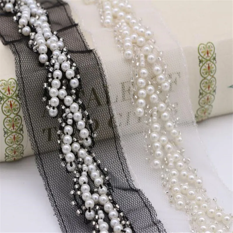 Handmade Beaded Lace Garment Bags Accessories Exquisite Pearl Ribbon DIY Material Wholesale
Handmade Beaded Lace Garment Bags Accessories Exquisite Pearl Ribbon DIY Material Wholesale