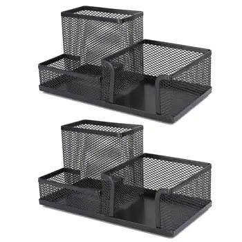 2pcs Iron Mesh Pen Holder Organizer Multifunction Desktop Storage Box School Office Supplies Pen Storage Box 
2pcs Iron Mesh Pen Holder Organizer Multifunction Desktop Storage Box School Office Supplies Pen Storage Box