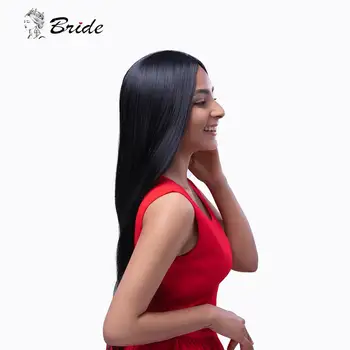 BRIDE Heat Resistant Wig Long Straight Black Wigs Synthetic Wig For Women Daily Use or Cosplay Party Natural Extensions With Cap
BRIDE Heat Resistant Wig Long Straight Black Wigs Synthetic Wig For Women Daily Use or Cosplay Party Natural Extensions With Cap