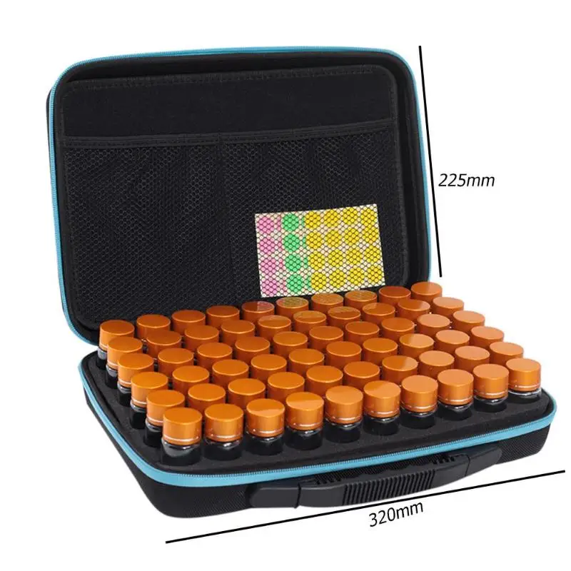 Practical 60 Bottles Storage Case Box Transparent Plastic Diamond Painting Beads Nail Art Embroidery Organizer Transport Bags
Practical 60 Bottles Storage Case Box Transparent Plastic Diamond Painting Beads Nail Art Embroidery Organizer Transport Bags