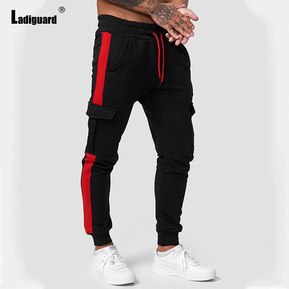 Ladiguard Mens Cargo Pants Autumn Fashion Multi-Pockets Hip Hop Trouser Solid Men Patchwork Outdoor Skinny Pant Sexy Bottoms
Ladiguard Mens Cargo Pants Autumn Fashion Multi-Pockets Hip Hop Trouser Solid Men Patchwork Outdoor Skinny Pant Sexy Bottoms