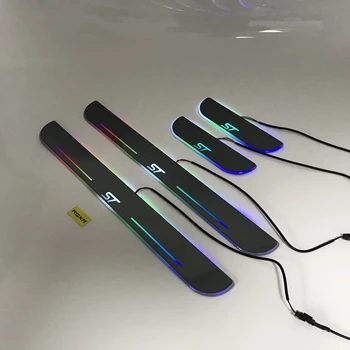Acrylic door sill plate strip with led decorative welcome light moving door scuff for ford focus st mk4
Acrylic door sill plate strip with led decorative welcome light moving door scuff for ford focus st mk4