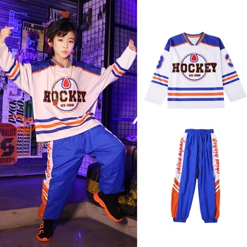 Children Street Dance Costumes Boys And Girls Hip Hop Long Sleeve Blue Suit Kids Jazz Dance Performance Stage Clothing DQL3168
Children Street Dance Costumes Boys And Girls Hip Hop Long Sleeve Blue Suit Kids Jazz Dance Performance Stage Clothing DQL3168