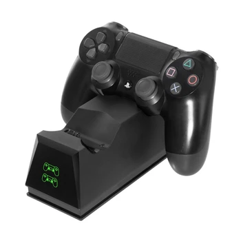 PS4 Charger Charging Dock Station Dual USB with LED Indicators Gamepad Charger J6PB
PS4 Charger Charging Dock Station Dual USB with LED Indicators Gamepad Charger J6PB