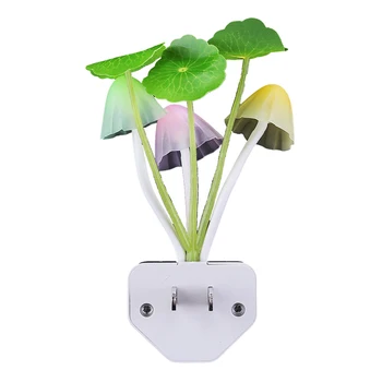 Sensor LED Night Light, Color changing Plug-in LED Mushroom Dream Bed Lamp 
Sensor LED Night Light, Color changing Plug-in LED Mushroom Dream Bed Lamp
