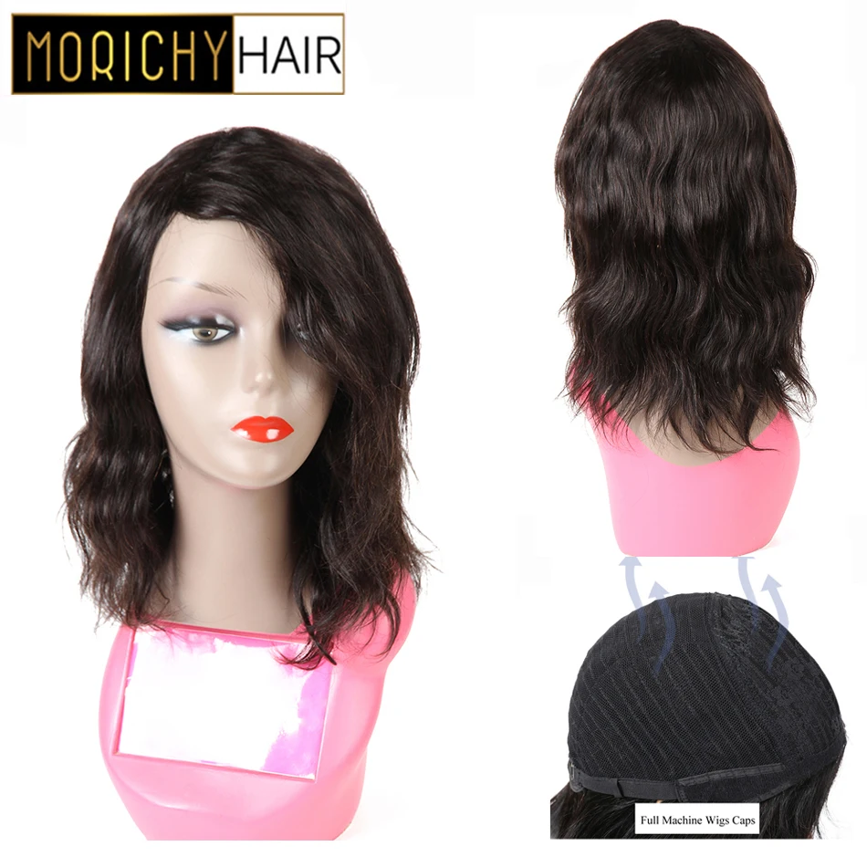 Morichy Body Wave Bobs Wigs Malaysian Non-Remy Real Human Hair Full Wigs Medium Length Natural Black Wave Glueless Wig for Women
Morichy Body Wave Bobs Wigs Malaysian Non-Remy Real Human Hair Full Wigs Medium Length Natural Black Wave Glueless Wig for Women