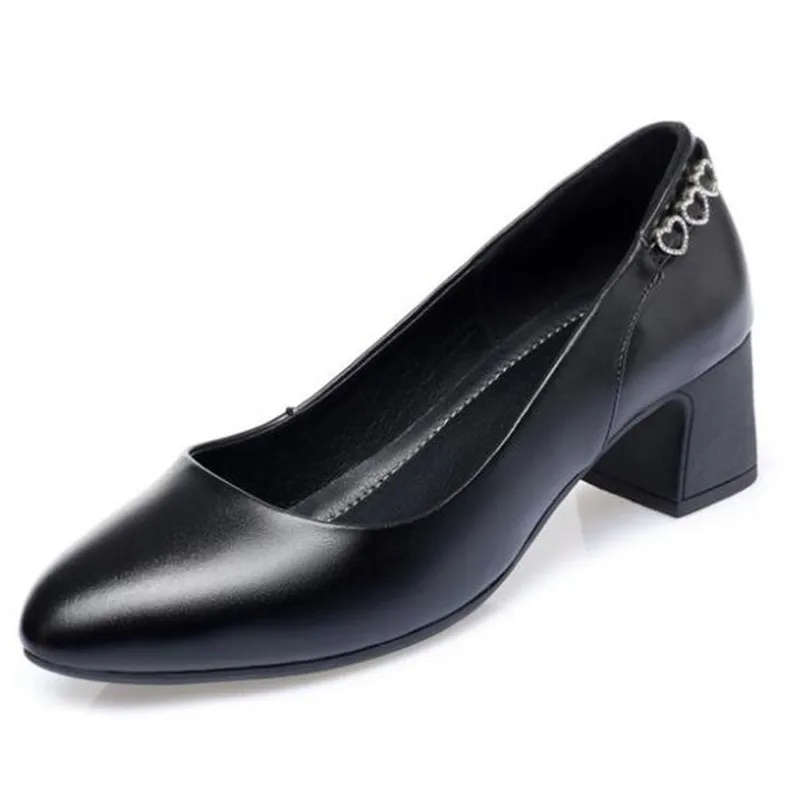 2022 Spring Rhinestone Genuine Leather Shoes Women High Heel Shoes Elegant Comfort Breathable Cowhide Fashion Shoes Work Shoes
2022 Spring Rhinestone Genuine Leather Shoes Women High Heel Shoes Elegant Comfort Breathable Cowhide Fashion Shoes Work Shoes