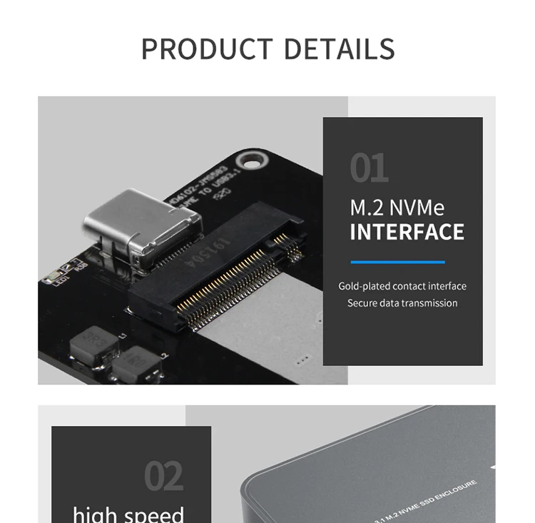 NVMe to 3.1 HDD Enclosure (8)