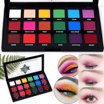 18 Colors Shimmer Matte Pigment Glitters Makeup Sunset Eye Shadow Palette Eyeshadow Palette Cosmestics
18 Colors Shimmer Matte Pigment Glitters Makeup Sunset Eye Shadow Palette Eyeshadow Palette Cosmestics